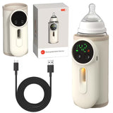 Baby Bottle Warmer & Rechargeable Milk Heater