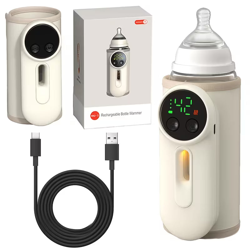 Baby Bottle Warmer & Rechargeable Milk Heater