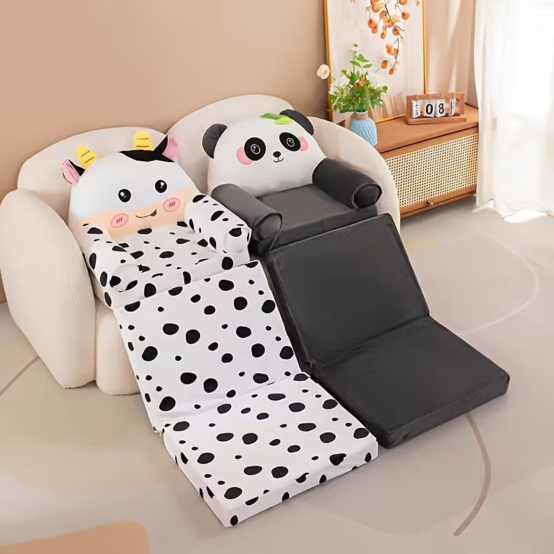 Foldable Kids Sofa Chair – Soft, Cozy & Space Saving