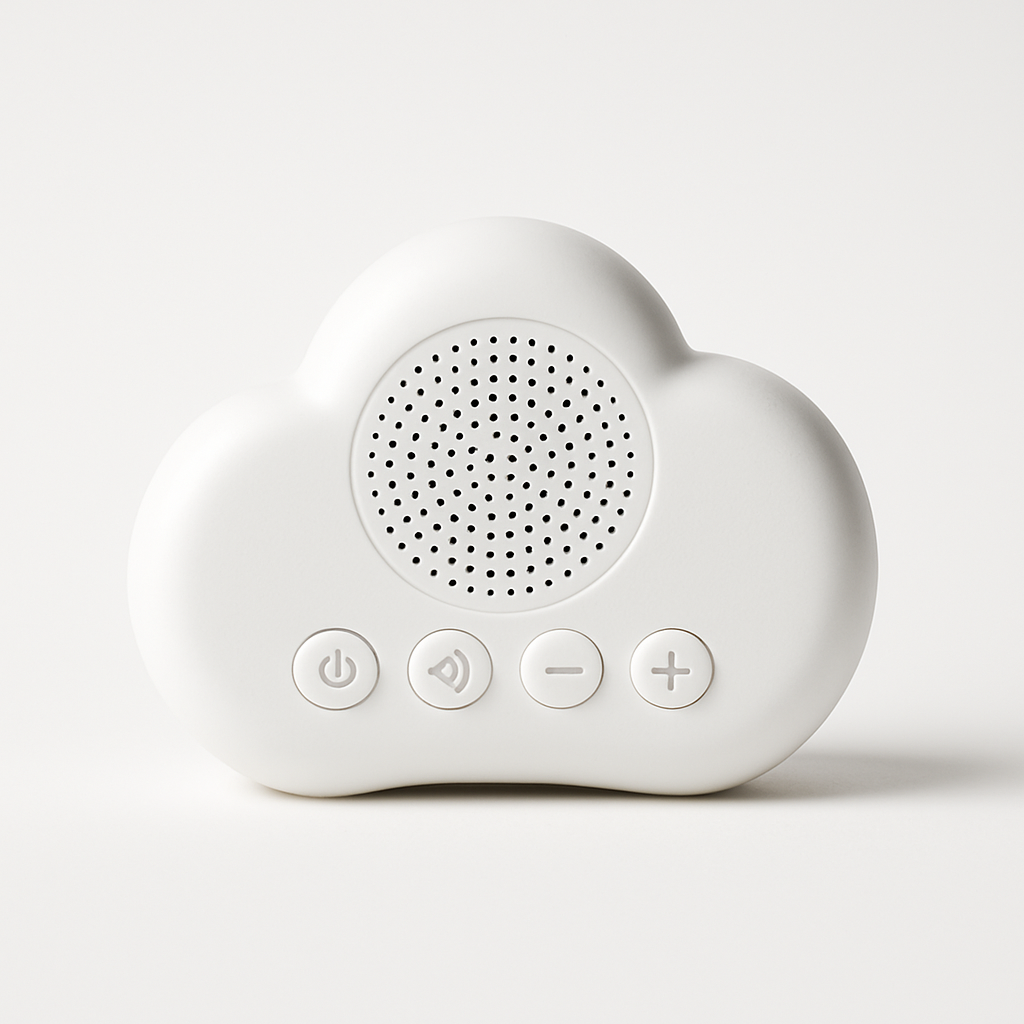 Cloud Dreams Baby Sleep Sound Machine - white background product photo