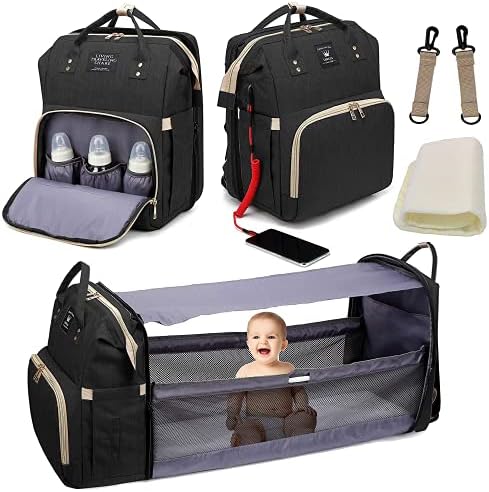 Smart Multi-Functional Baby Bed Bag with Changing Station