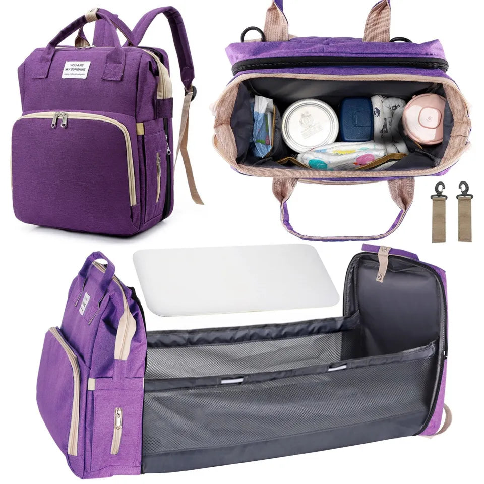 Smart Multi-Functional Baby Bed Bag with Changing Station