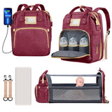 Smart Multi-Functional Baby Bed Bag with Changing Station