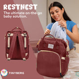 Smart Multi-Functional Baby Bed Bag with Changing Station