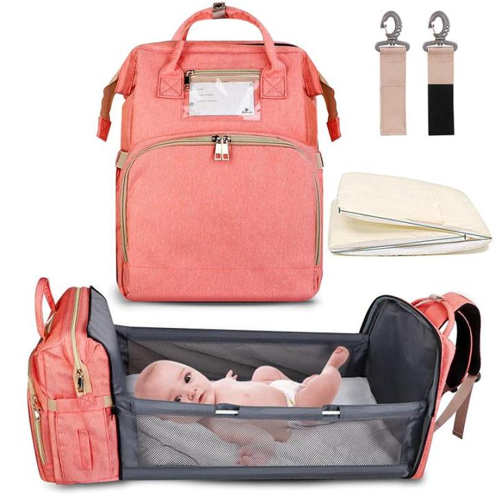 Smart Multi-Functional Baby Bed Bag with Changing Station