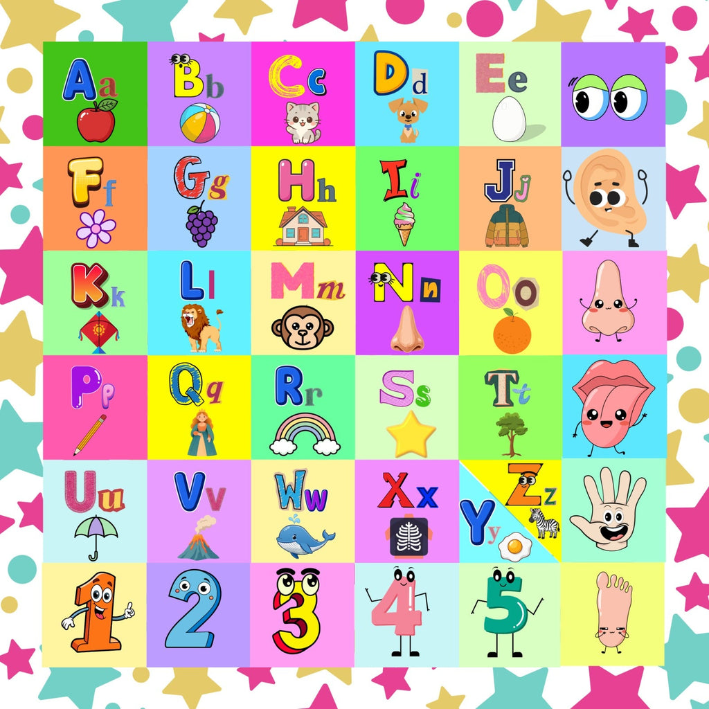 Foldable Padded Baby Learn & Play Mat with Raised Borders